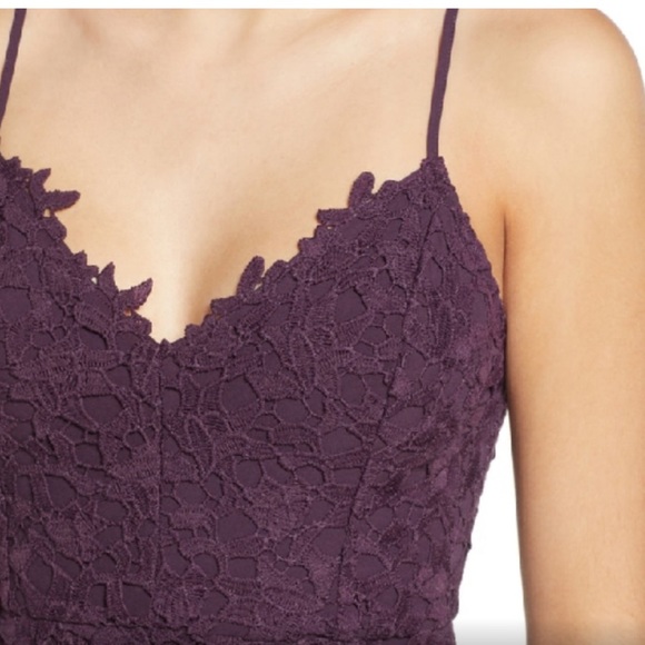 NWT ASTR Deep Purple MIDI Dress - Picture 4 of 10